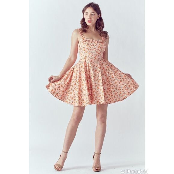 Ixia Corgi Dog Print Midi Dress - Picture 1 of 12